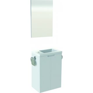 Meuble de salle de bains Sanifun Allibert Closy Pack Blanc 400-1 1