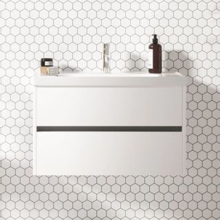 Meuble de salle de bain Sanifun Jenny blanc 800 1