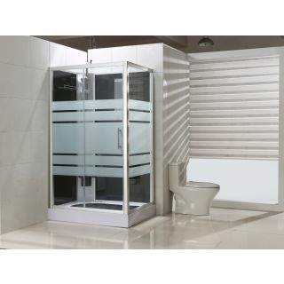 Cabine de douche complète Sanifun Erno 1200 x 900 sans silicone 1