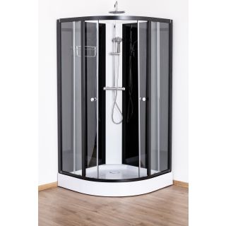 Cabine de douche complète Sanifun Nijl 1000 x 1000 sans silicone 1