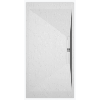 Sanifun receveur de douche Stone Side White Slate 1100 x 800 P 1