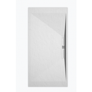 Sanifun receveur de douche Stone Side White Slate 1200 x 800 P 1
