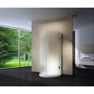 Sanifun cabine de douche Donata 900 x 900 LT verre dépoli 1