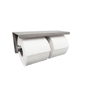 Sanifun double dérouleur de papier toilette Adonis acier inoxydable 1