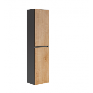 Sanifun armoire colonne Monako Grey Oak 400 1