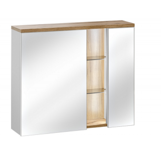 Sanifun armoire miroir Bahama White 800 x 700 1